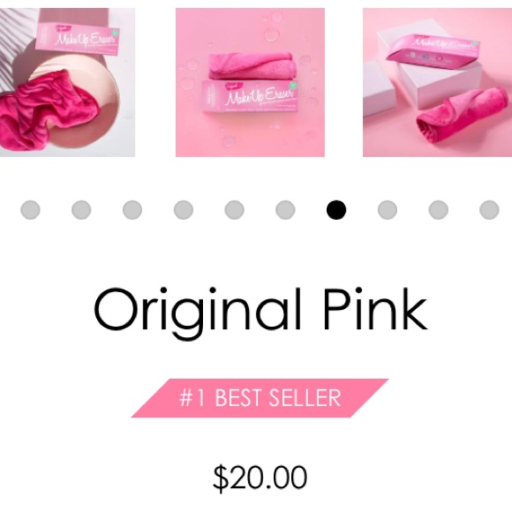 Original Pink Makeup Eraser Towel - Picture 3 of 3